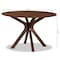 Baxton Studio Kenji Walnut Brown Finished 48-Inch-Wide Round Wood Dining Table 169-10893 - alternate 6